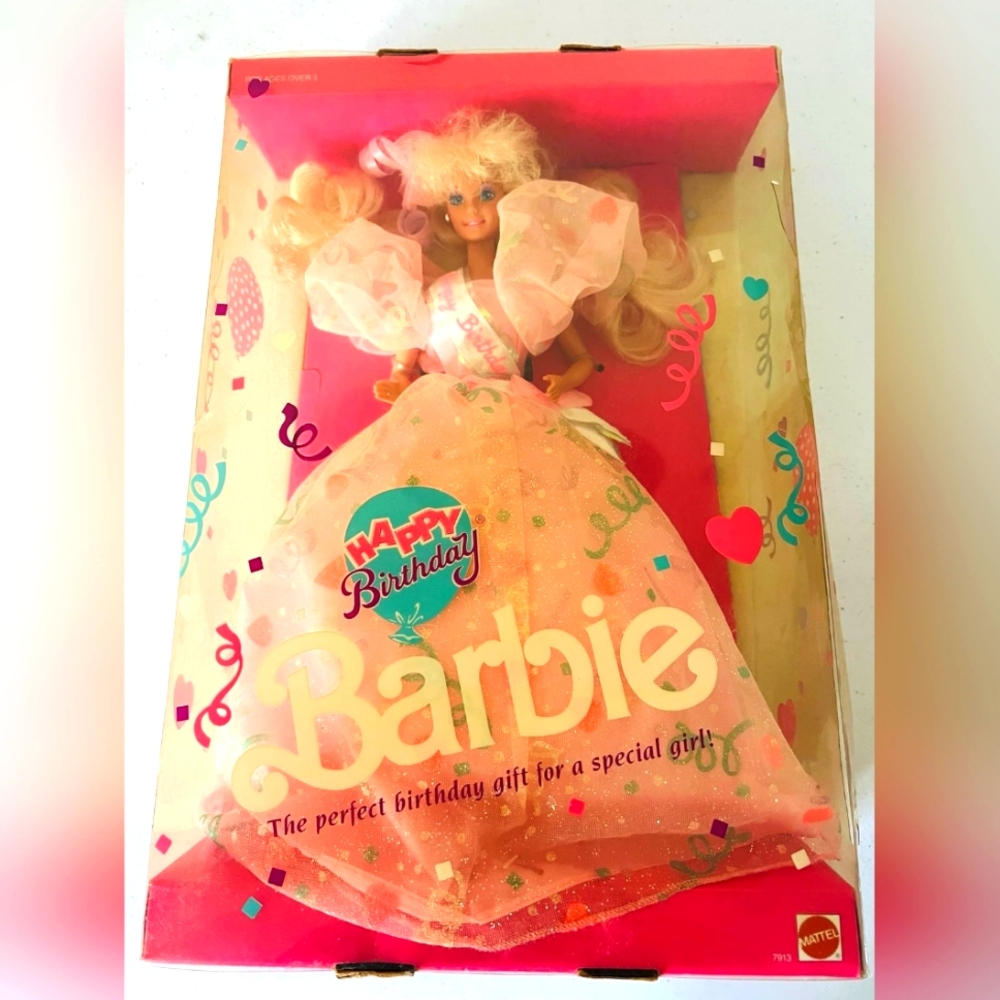 Vintage Happy Birthday Barbie 1990